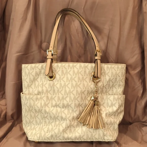 Michael Kors Large tote signature cream - Picture 2 of 4